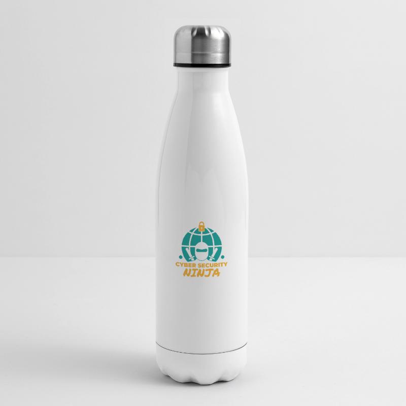 Cyber security ninja Programming Informatik Isolierflasche