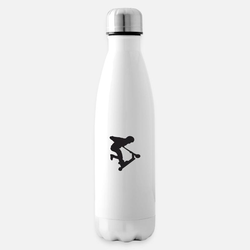 Trick Scooter - Isolierflasche - Weiß