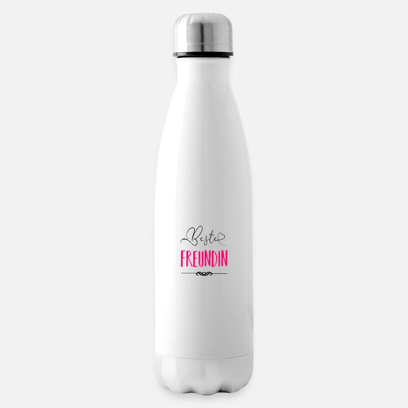 Beste Freundin - Isolierflasche - Weiß