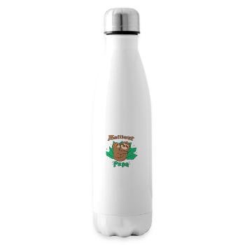 Bester Papa - Isolierflasche - Weiß - Rechts