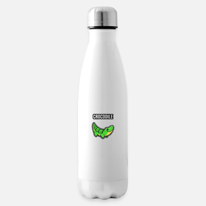 Crocodile ! Crocodile ! - Bouteille isotherme - blanc