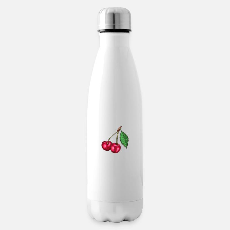 MY CHERRY - Insulated Water Bottle - white