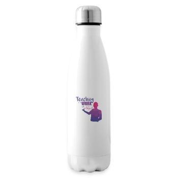 Enseignants - Bouteille isotherme - blanc - Droite