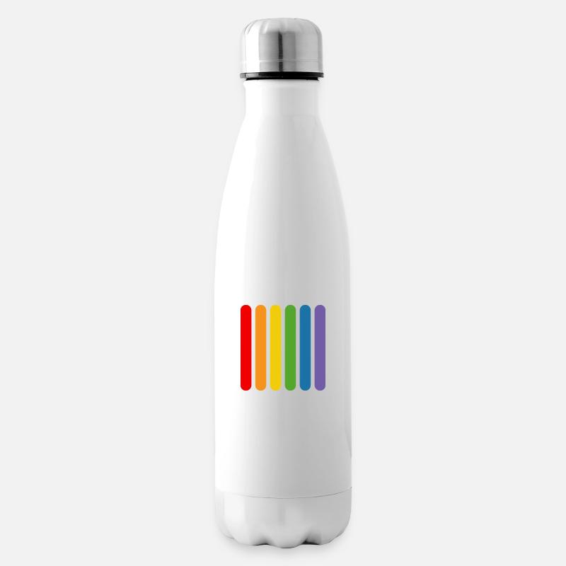 Rainbow Staebchen - Insulated Water Bottle - white