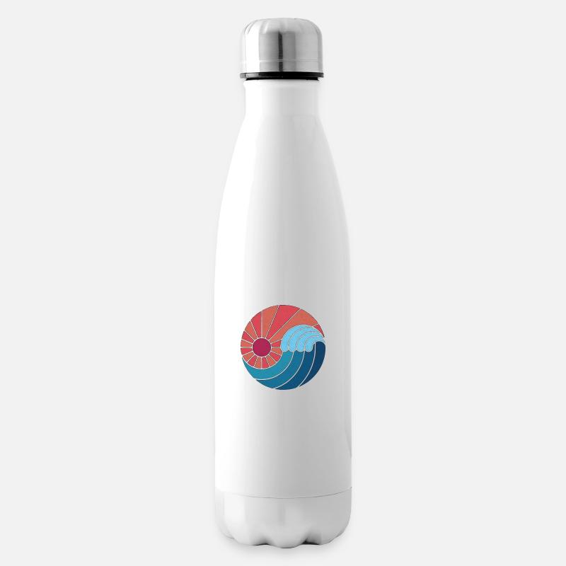 Wave - Insulated Water Bottle - white