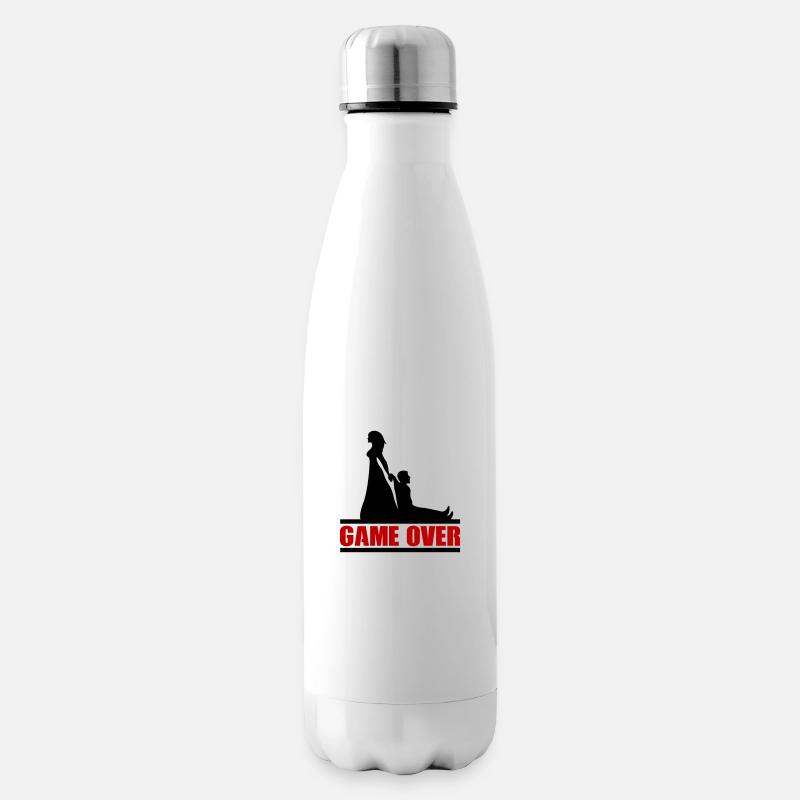 Game Over - Isolierflasche - Weiß