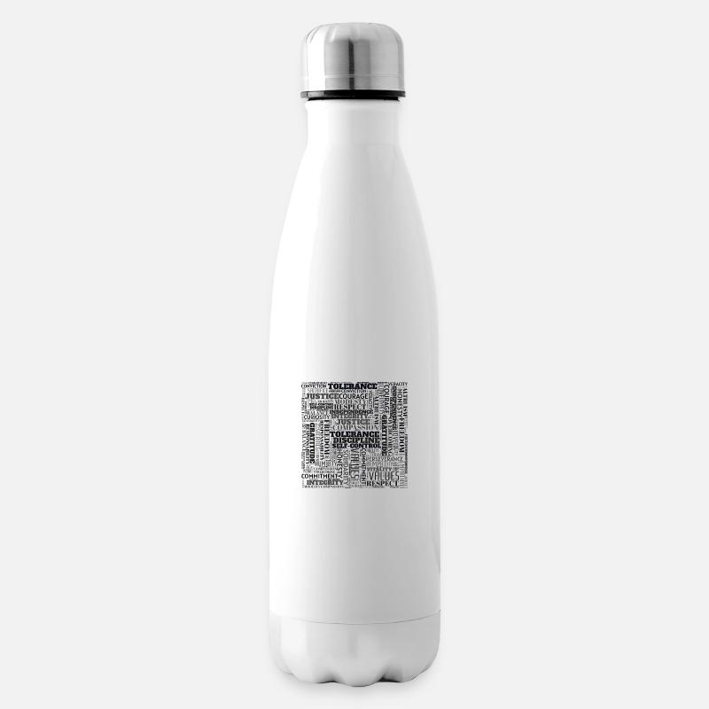 WERTE - Isolierflasche - Weiß