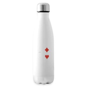 Card Games Wizard Poison - Insulated Water Bottle - white - Right