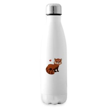 Roter Panda Panda Roux - Bouteille isotherme - blanc - Droite