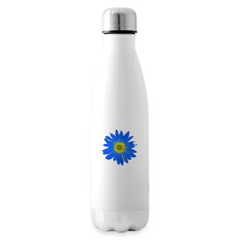 Tournesol Ukraine Drapeau Drapeau Jaune Bleu Couleurs - Bouteille isotherme - blanc - Droite