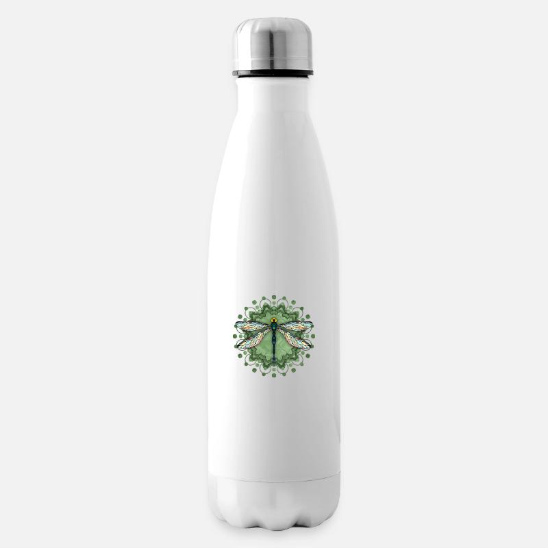 Libellule - Bouteille isotherme - blanc