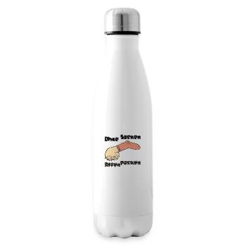 Ohne Socken: Affenpocken - Isolierflasche - Weiß - Rechts