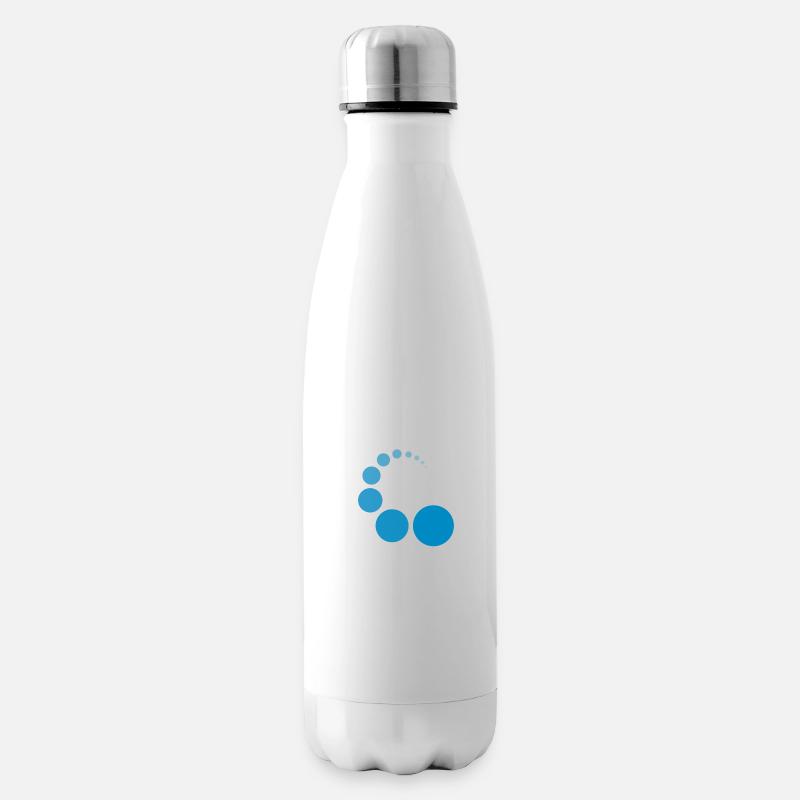 CIRCIRCLE BLAU - Isolierflasche - Weiß