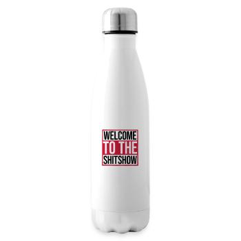 Drôle de dire Shitshow - Bouteille isotherme - blanc - Droite
