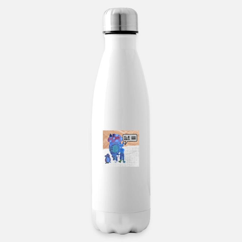 Märchenhafte Haustiere - Isolierflasche - Weiß