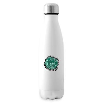 fullstack developer doctor present computer humour - Insulated Water Bottle - white - Right