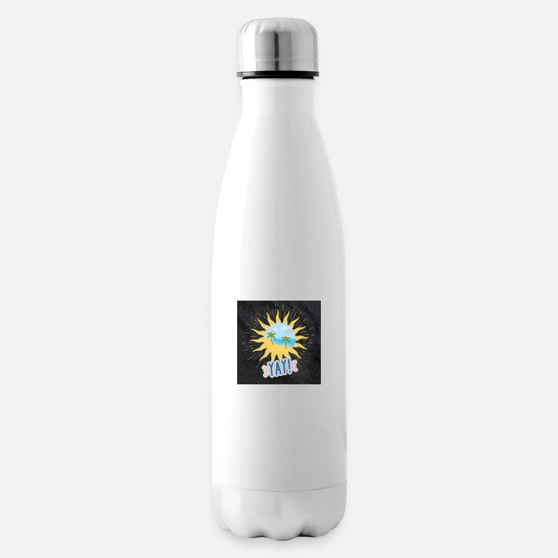 Sommer - Isolierflasche - Weiß