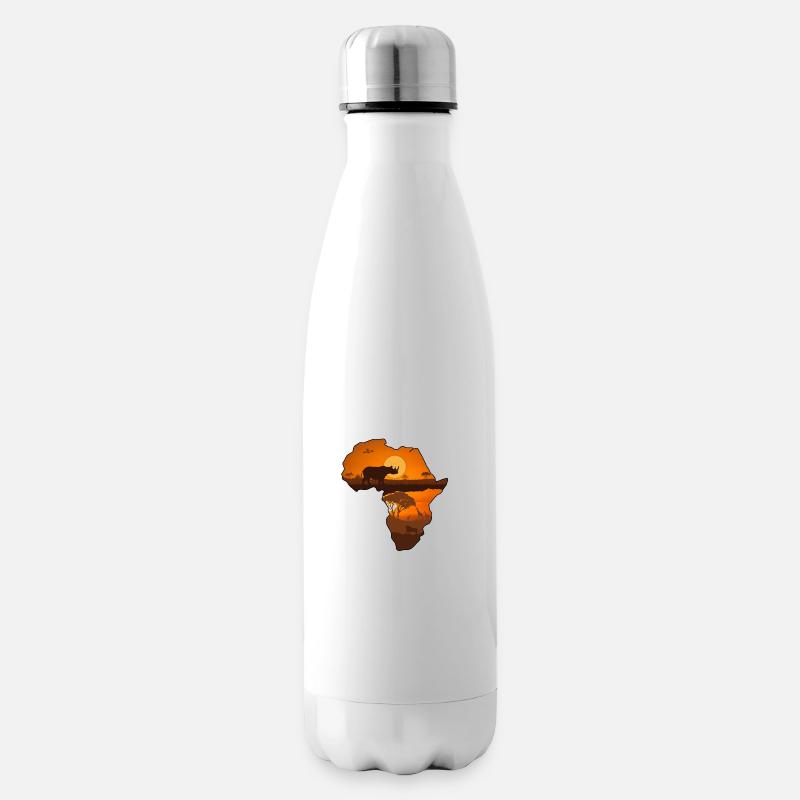 Afrique - Bouteille isotherme - blanc