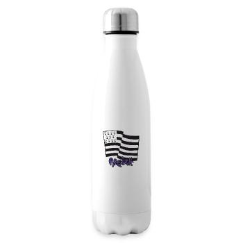 logo Violet - Bouteille isotherme - blanc - Droite