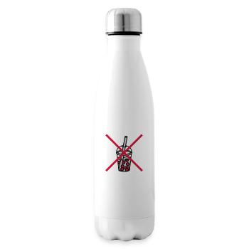 Shield Bubble Tea forbidden - Insulated Water Bottle - white - Right