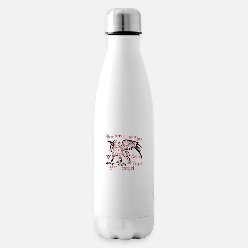 Greif Ziel - Isolierflasche - Weiß