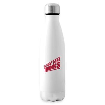 Hi I dont care - Isolierflasche - Weiß - Rechts