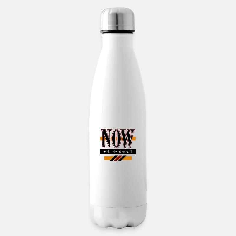Now or never - Isolierflasche - Weiß