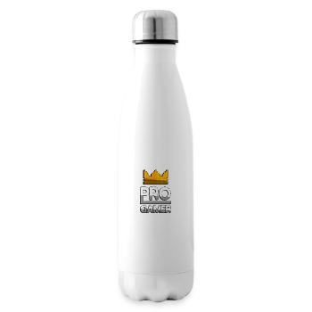 PRO GAMER (Blanc) + King Crown - Jeux - Bouteille isotherme - blanc - Droite