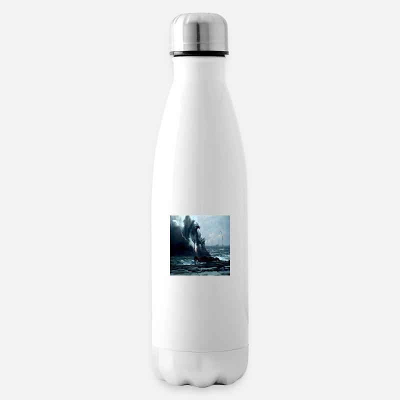 enterinvalhalla - Insulated Water Bottle - white