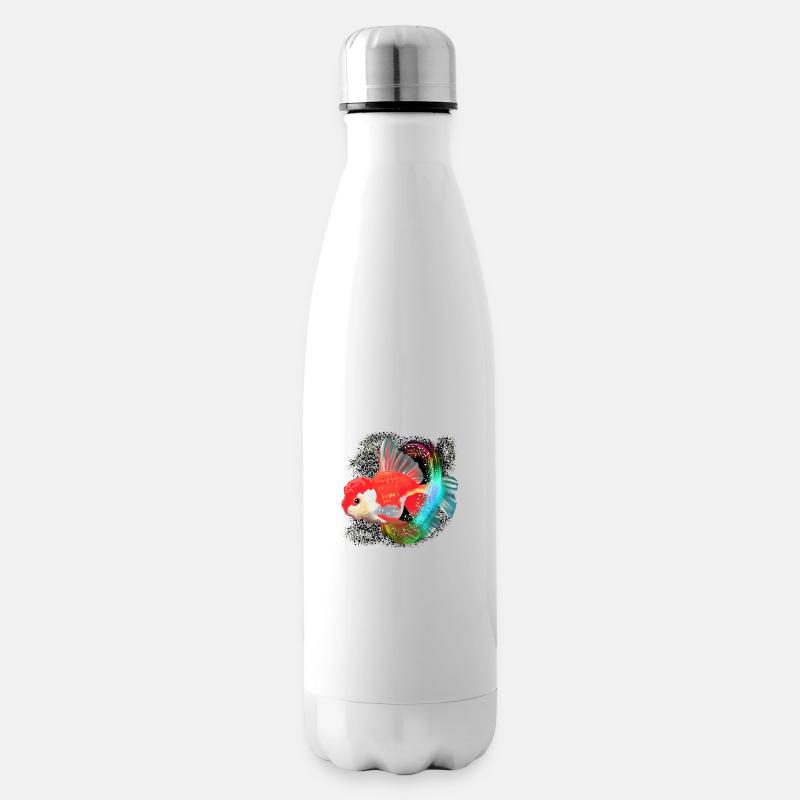 Fisch - Isolierflasche - Weiß