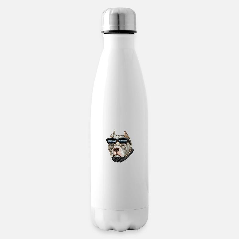 Hund cool - Isolierflasche - Weiß