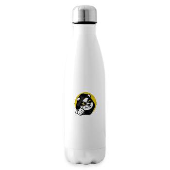 Bear and panda - Insulated Water Bottle - white - Right