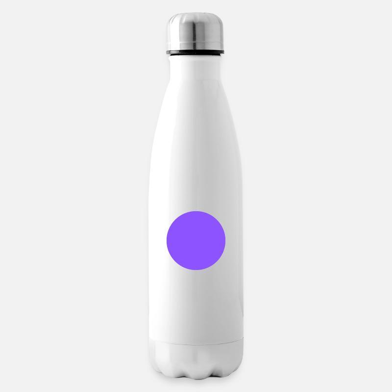 purple circle - Isolierflasche - Weiß