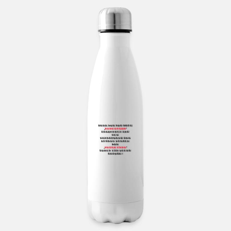 Irre - Isolierflasche - Weiß
