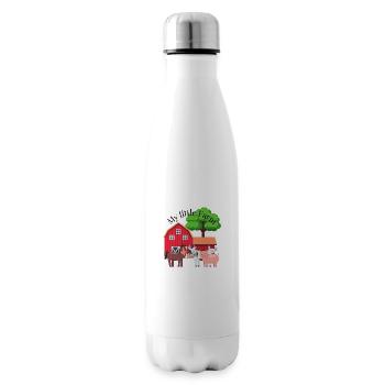 Baby sayings Baby clothes Children's clothing - Insulated Water Bottle - white - Right