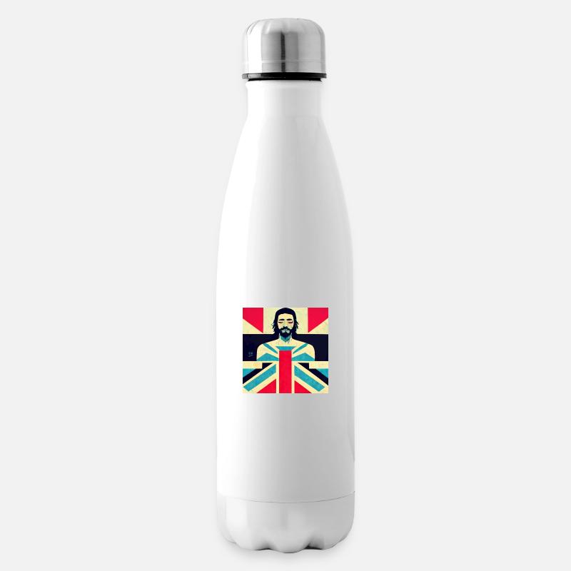 British Jesus - Isolierflasche - Weiß