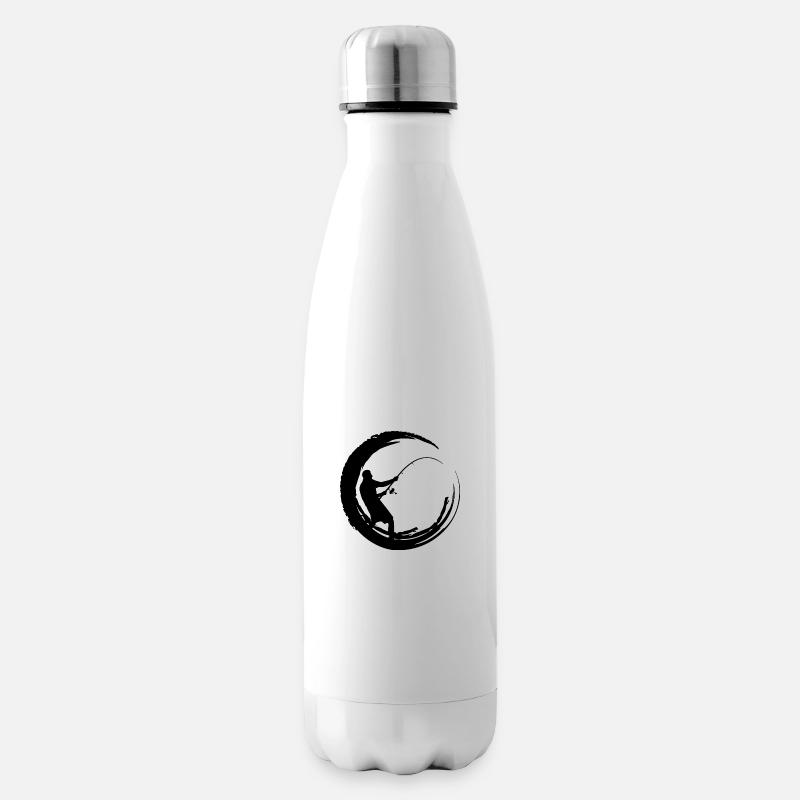 Idée cadeau pêcheur pêcheur - Bouteille isotherme - blanc