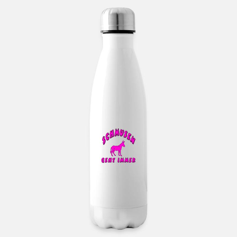 Esel - Isolierflasche - Weiß