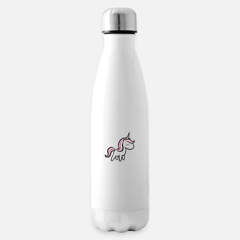 Einhorn - Isolierflasche - Weiß