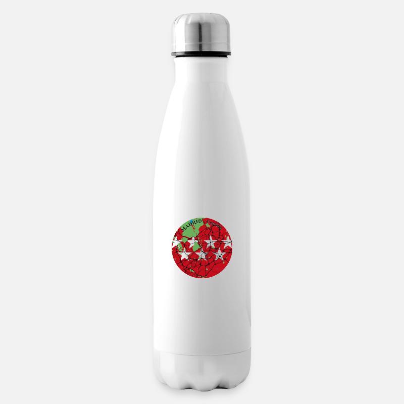 Madrider Flaggschiff - Isolierflasche - Weiß