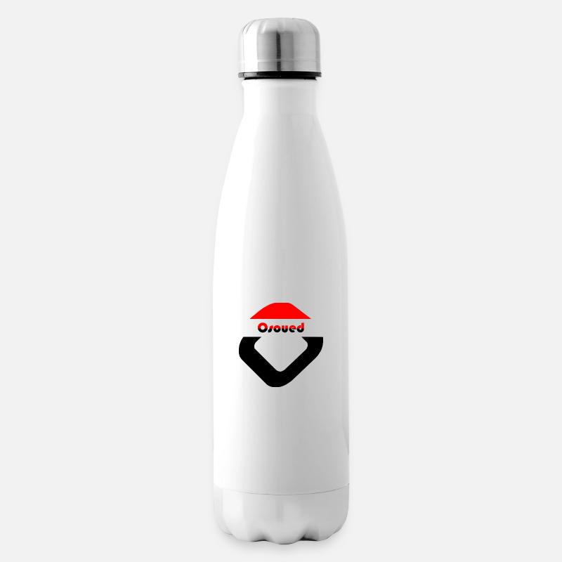 Osoued Incliné - Bouteille isotherme - blanc