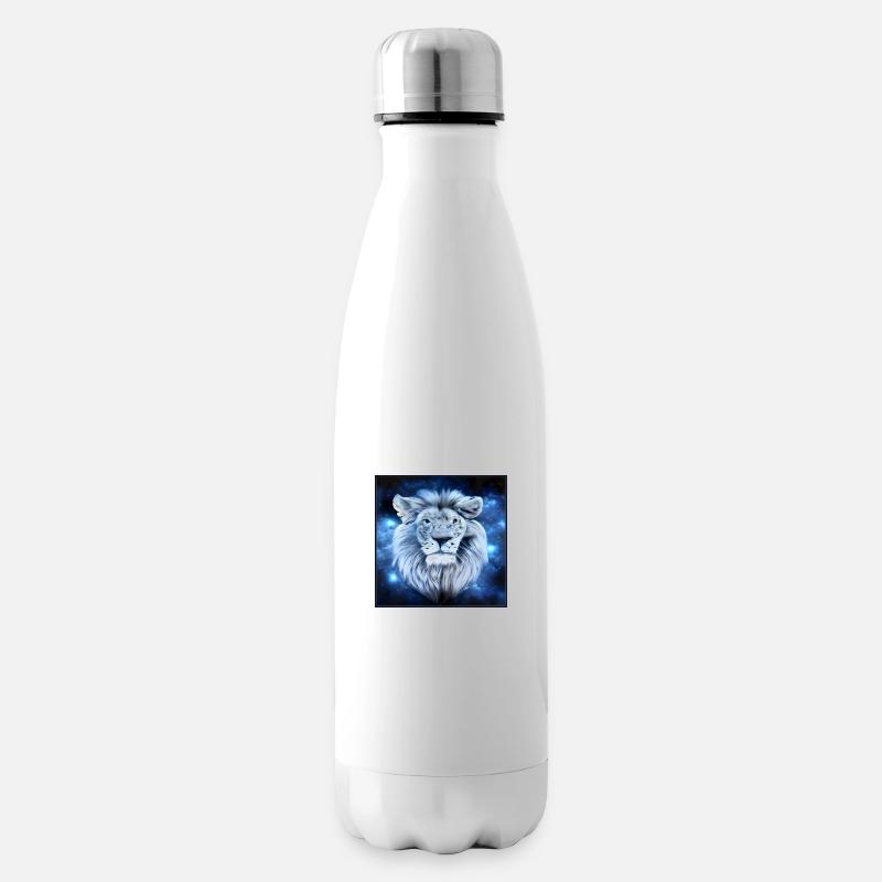 LION SURRÉALISTE 2 - Bouteille isotherme - blanc