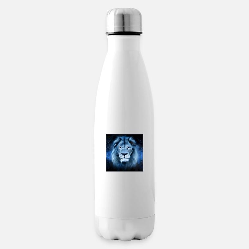 LION SURRÉALISTE 8 - Bouteille isotherme - blanc