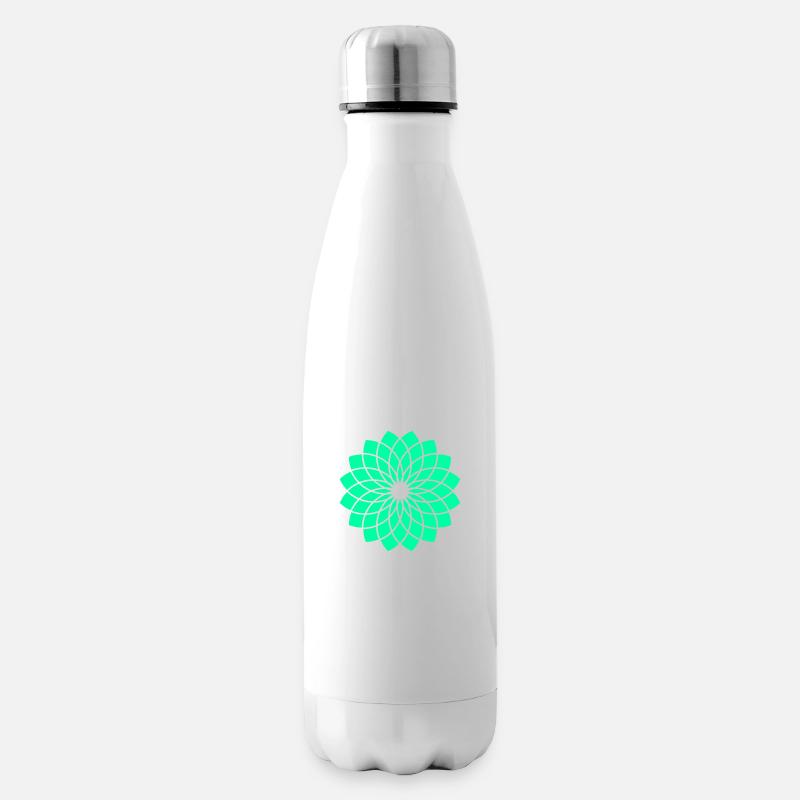 Emerald Lotus - Isolierflasche - Weiß