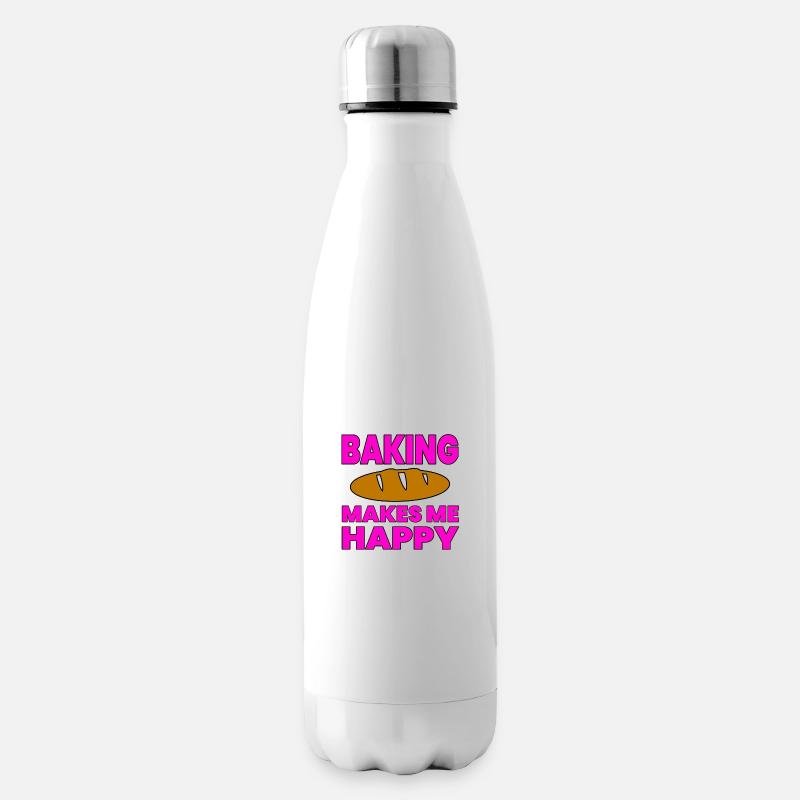 Backen - Isolierflasche - Weiß