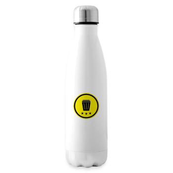 Garbage can icon - Insulated Water Bottle - white - Right