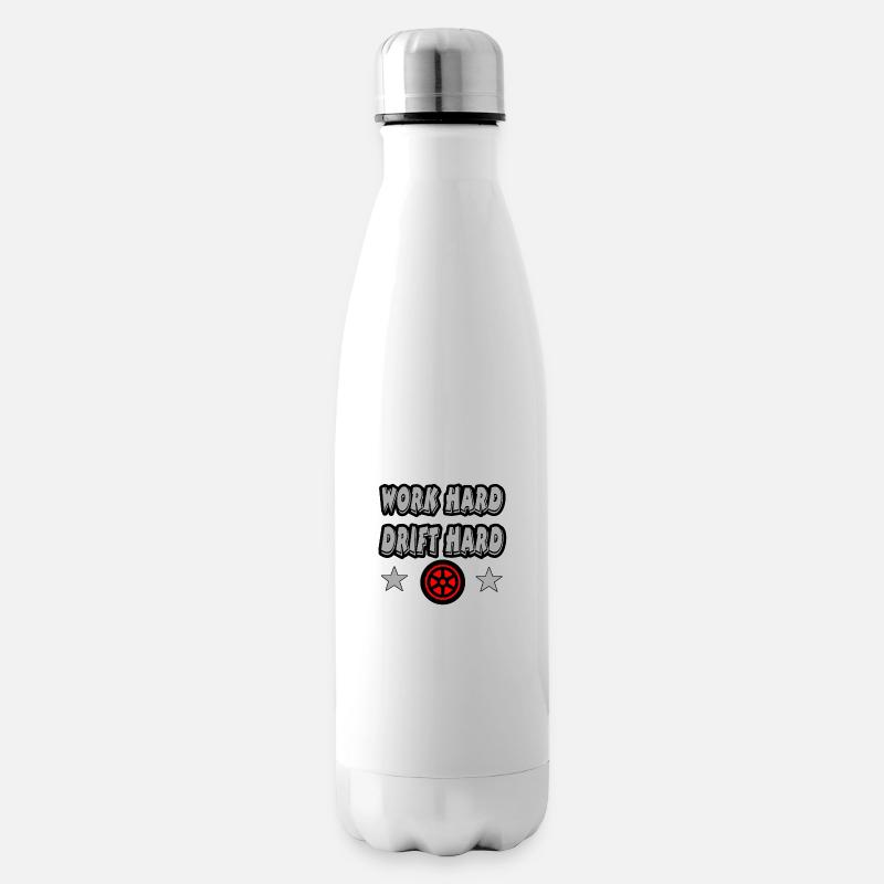 Auto - Isolierflasche - Weiß