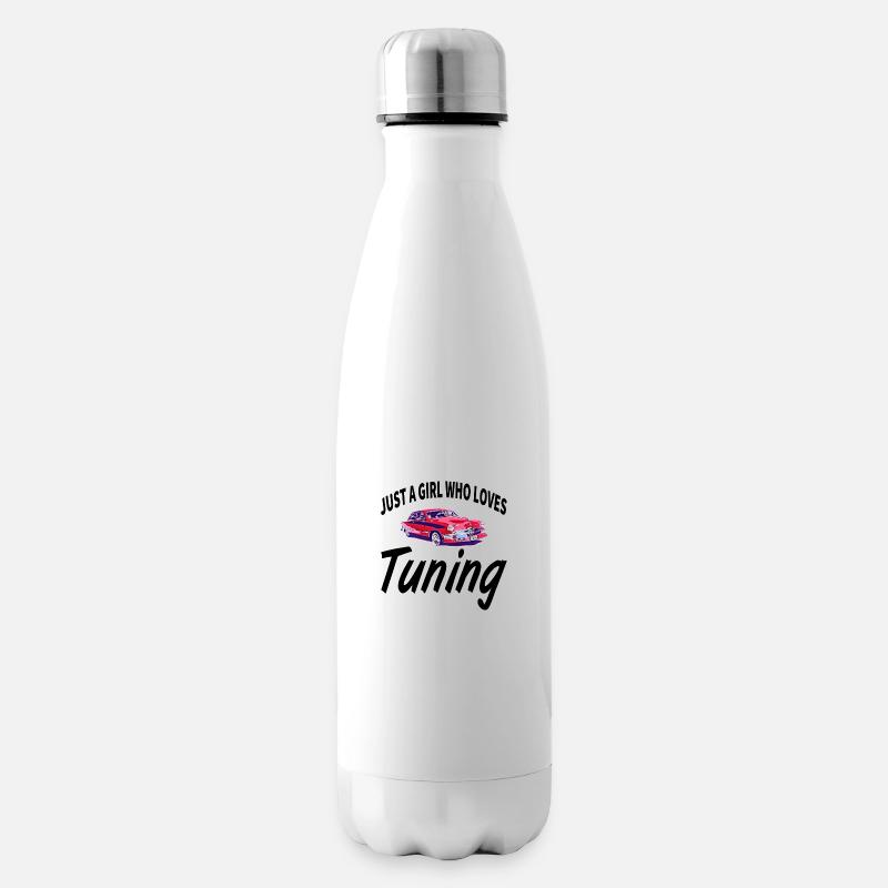 Auto - Isolierflasche - Weiß
