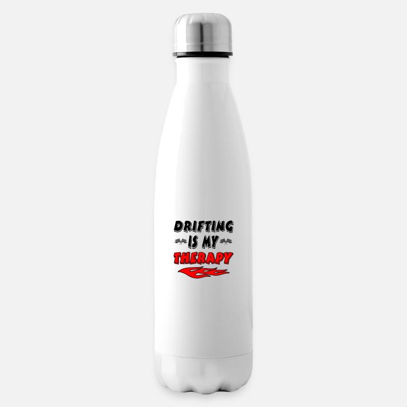 Auto - Isolierflasche - Weiß