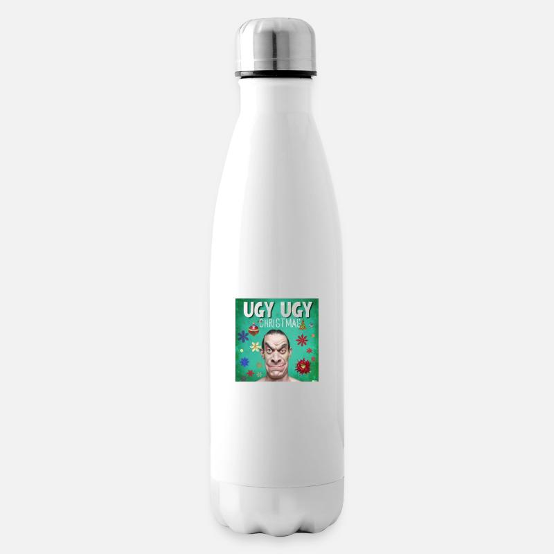 Ugly Christmas - Isolierflasche - Weiß